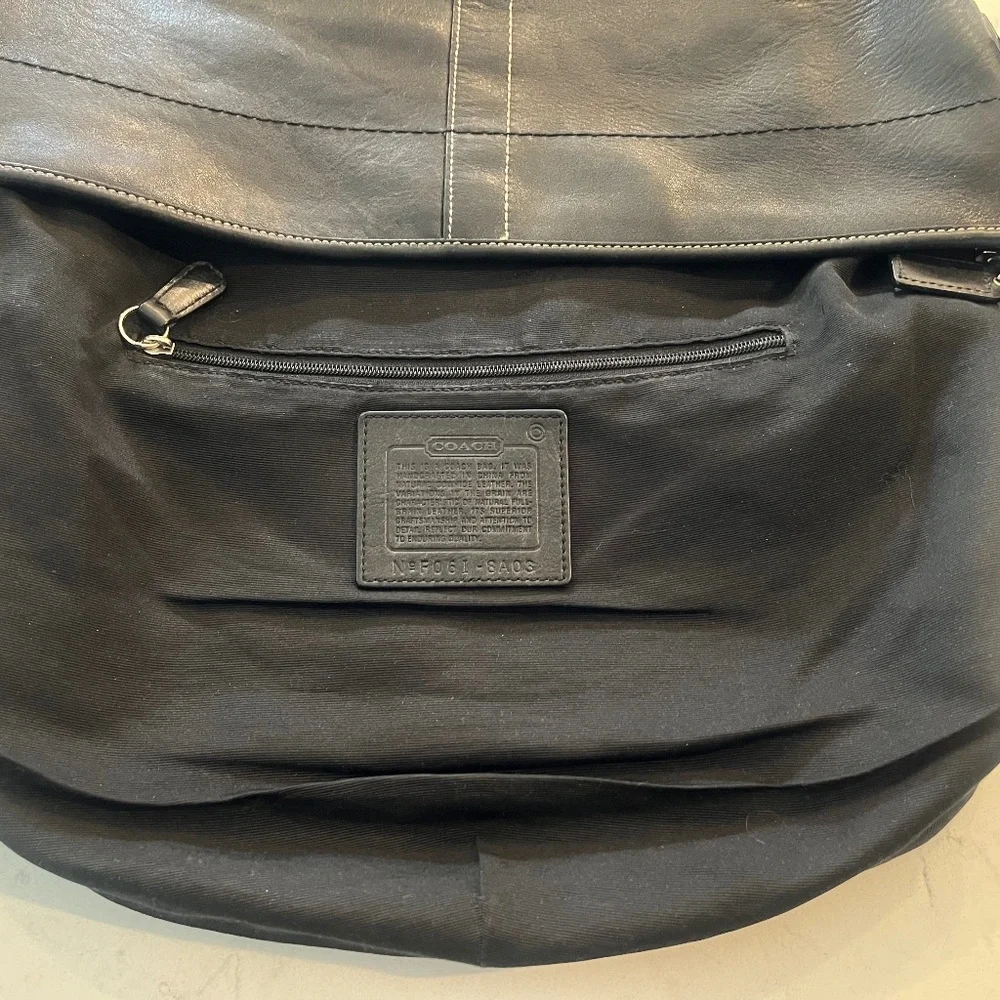 Coach, Black leather, Soho, Hobo/Slouchy Shoulder bag - Picture 9 of 12
